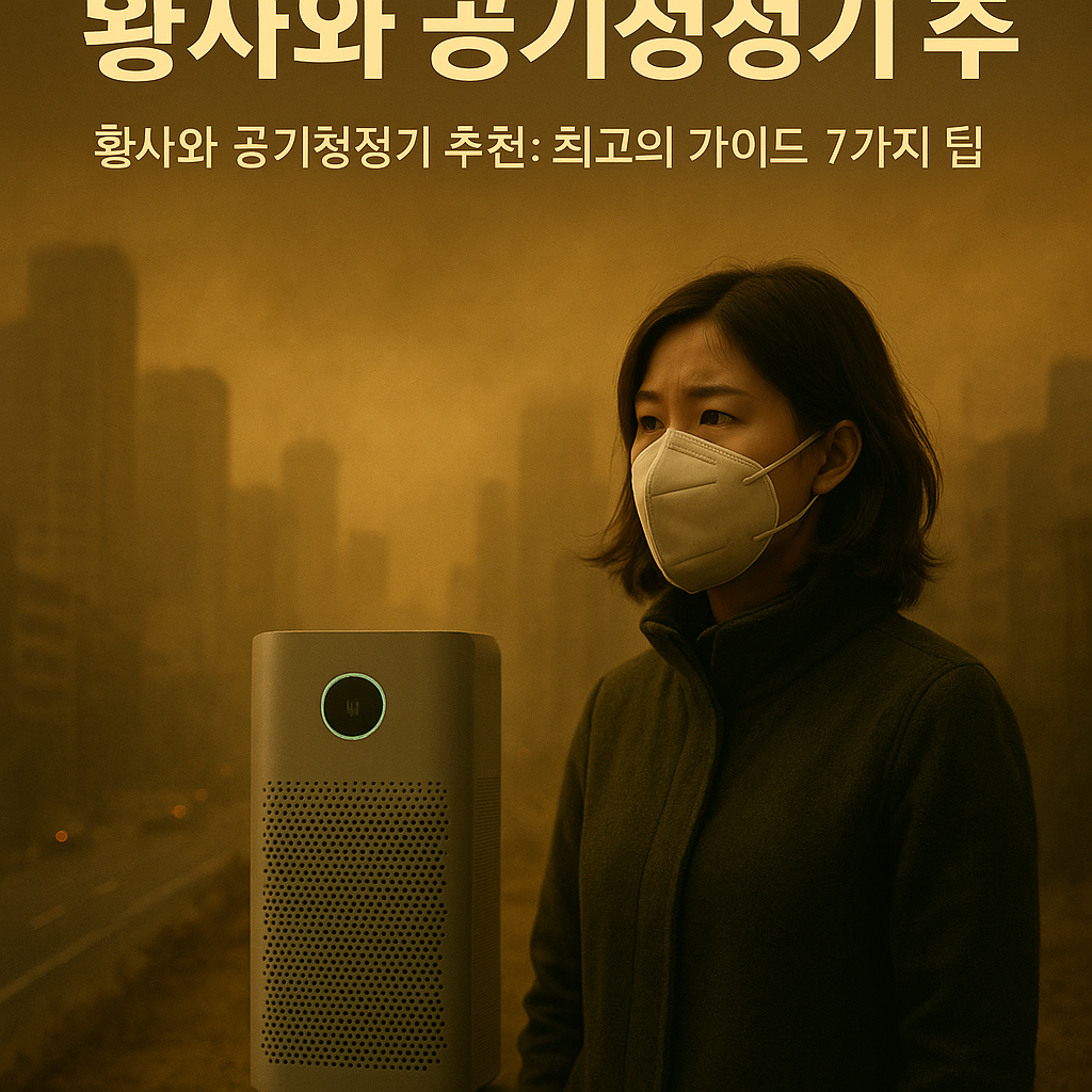 황사와 공기청정기 추천 - 주요 비주얼 3