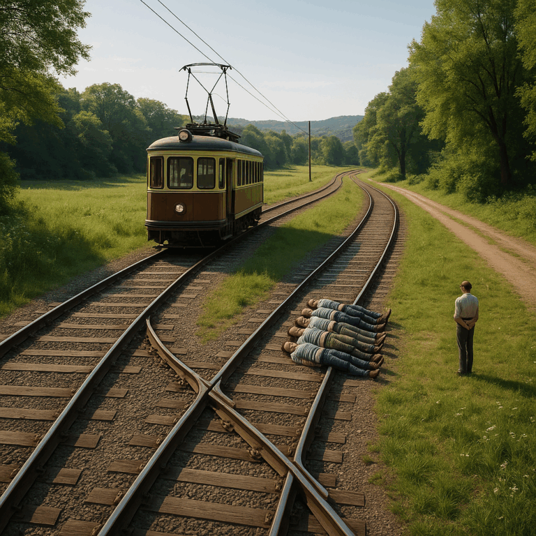 트롤리 딜레마 관련 이미지 1