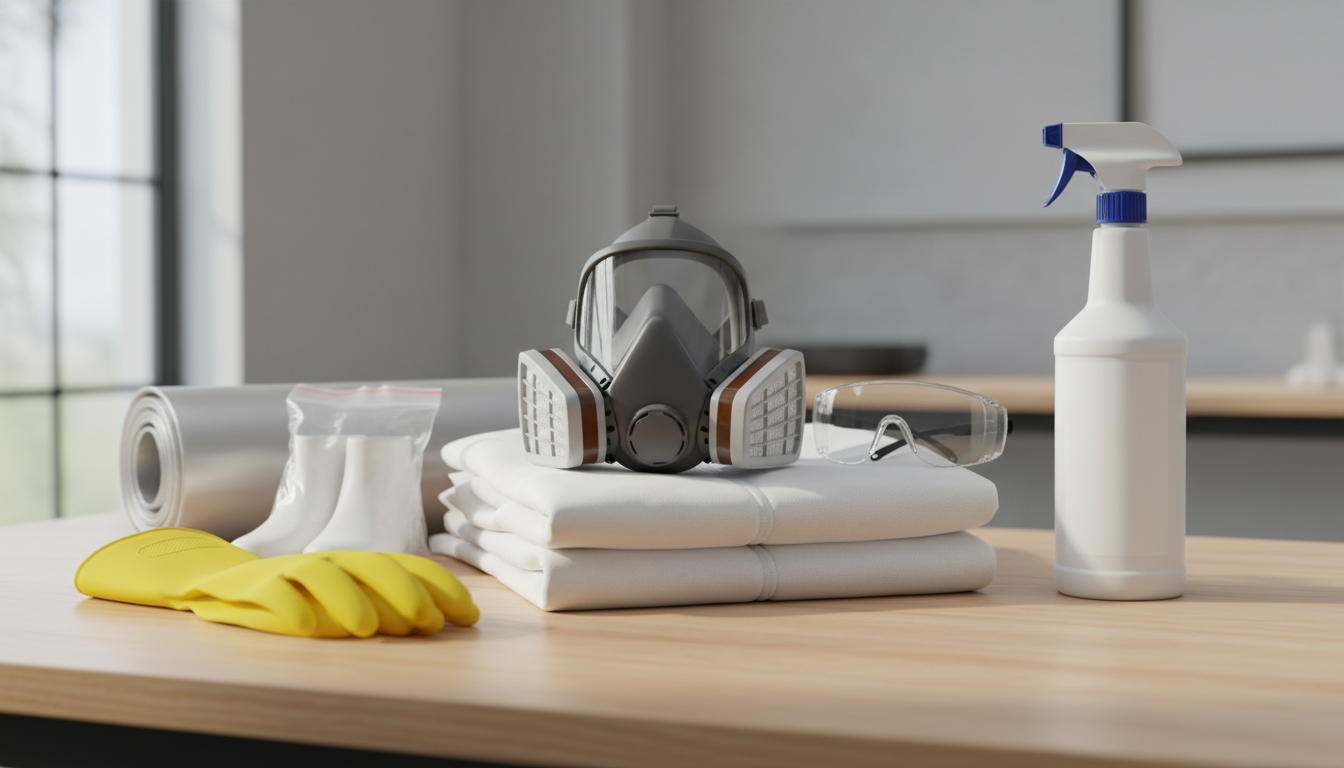 곰팡이 제거 완벽 가이드 곰팡이 제거 전 반드시 챙겨야 할 준비물과 안전 수칙 - 대표 이미지