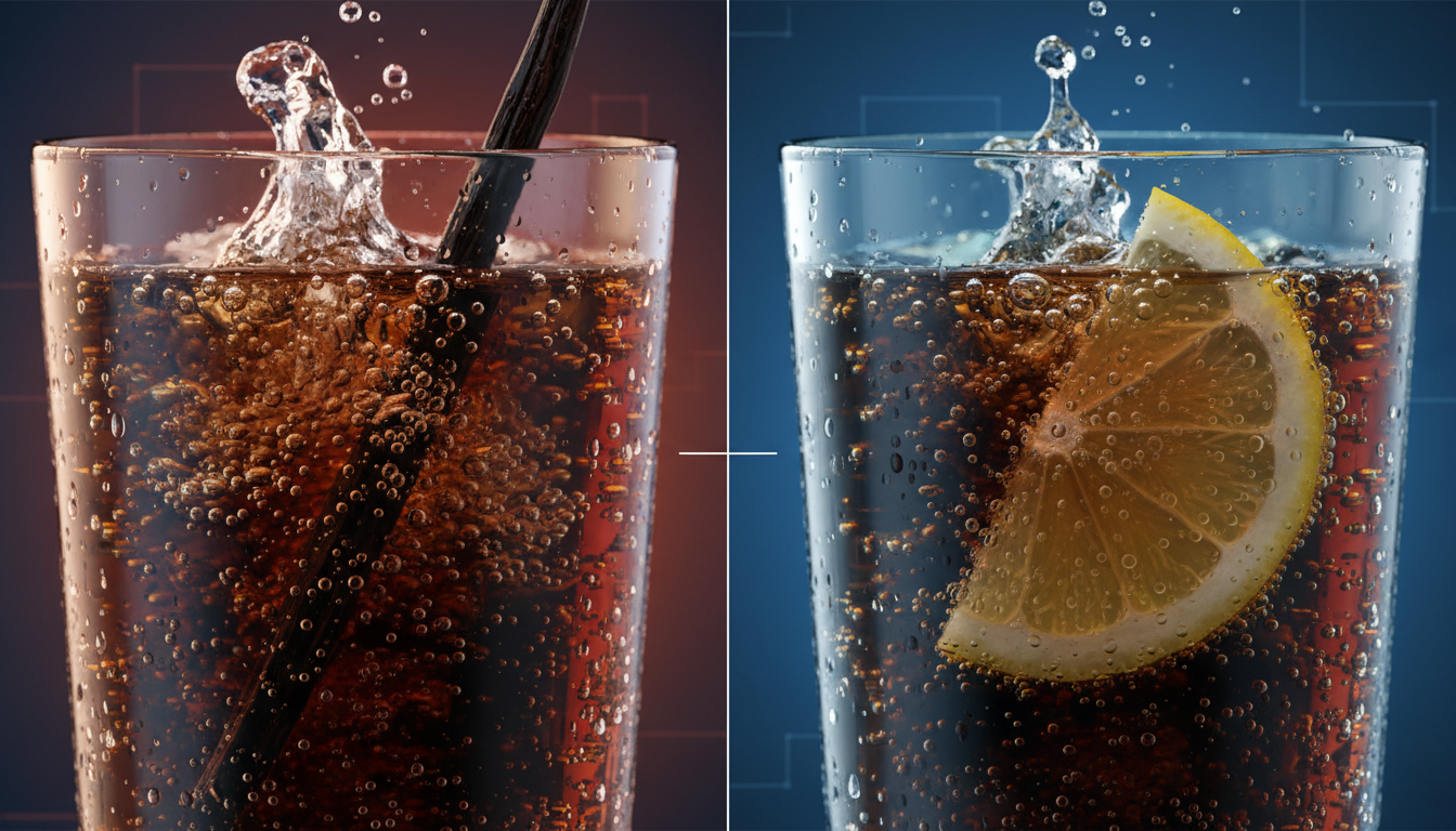 코카vs팹시 목 넘김을 좌우하는 탄산 강도와 당도의 차이 - 상세 설명 이미지