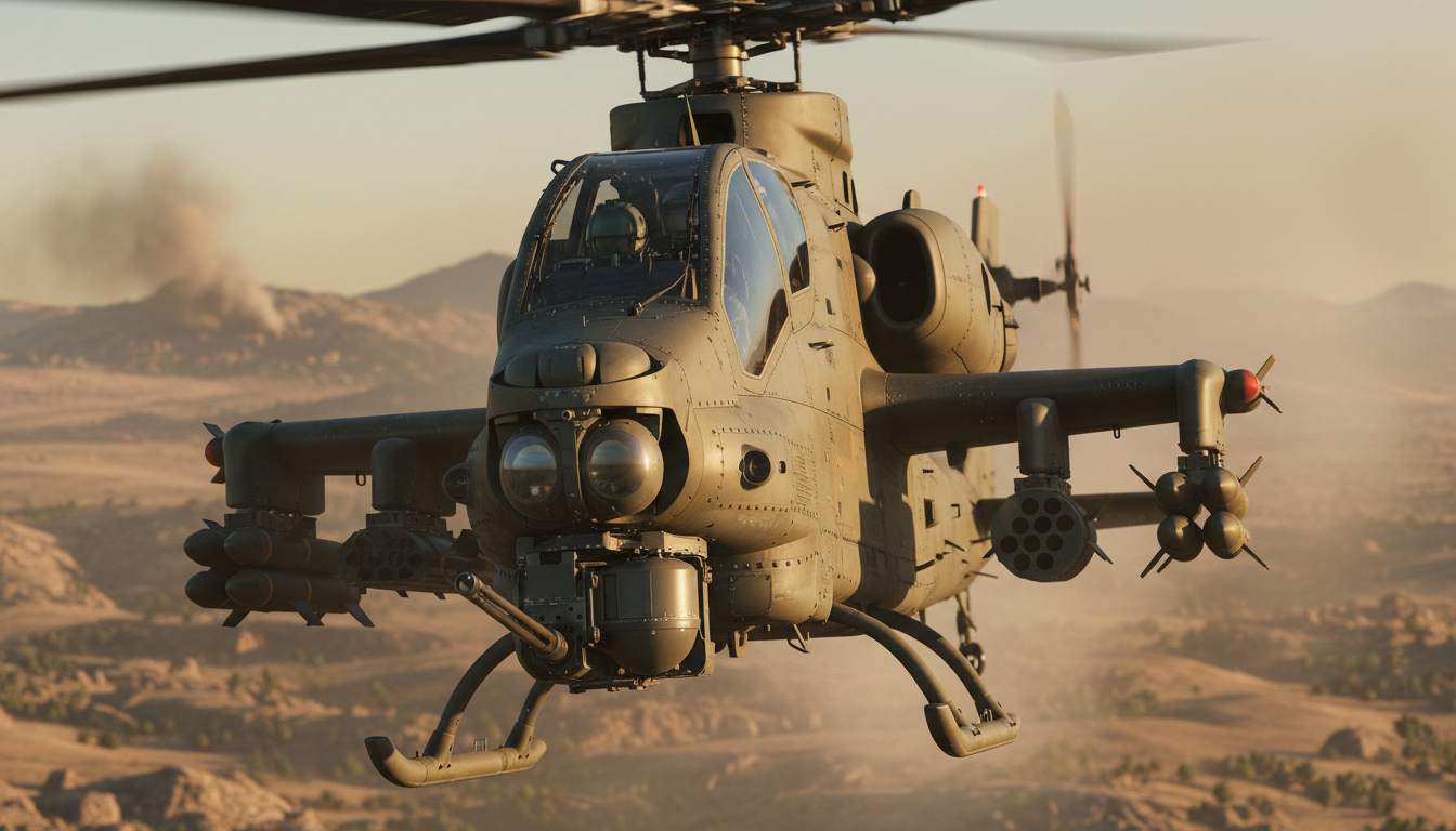 코브라 헬기 스텁 윙(Stub Wing)을 활용한 고정 무장 및 미사일 운용 시스템 - 예시 이미지 4