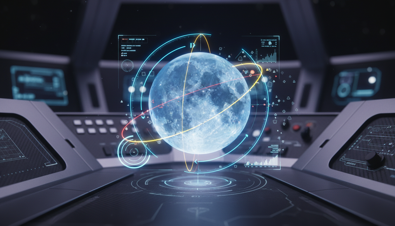 아르테미스 2호 자유 귀환 궤도(Free-return Trajectory)의 안전 원리 - 상세 설명 이미지