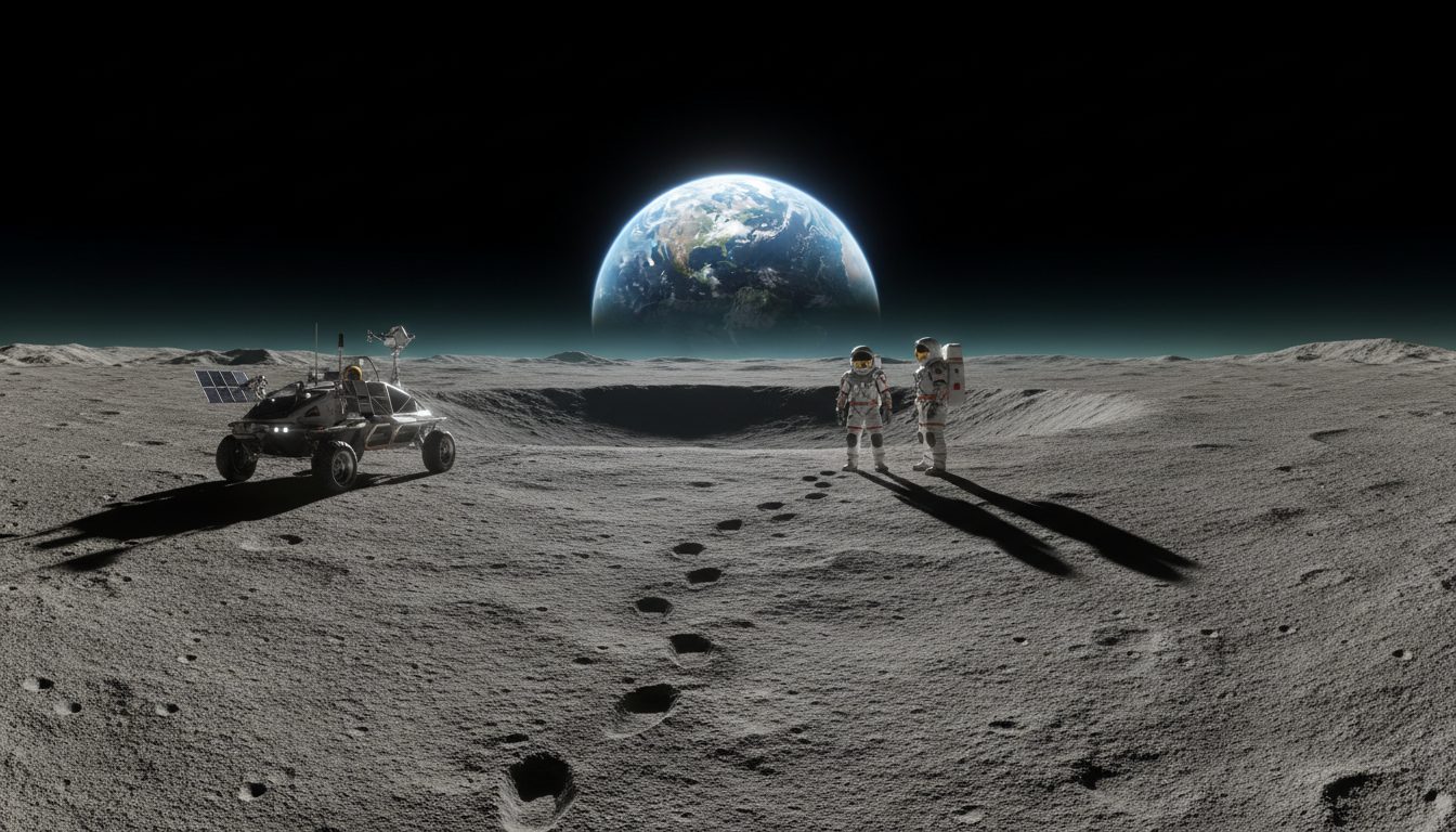 달 탐사 관련 이미지 1