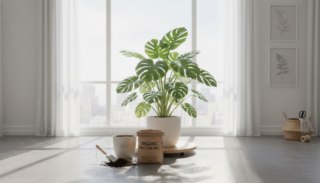 초보 식집사를 위한 몬스테라 분갈이 및 관리 방법 관련 이미지 1