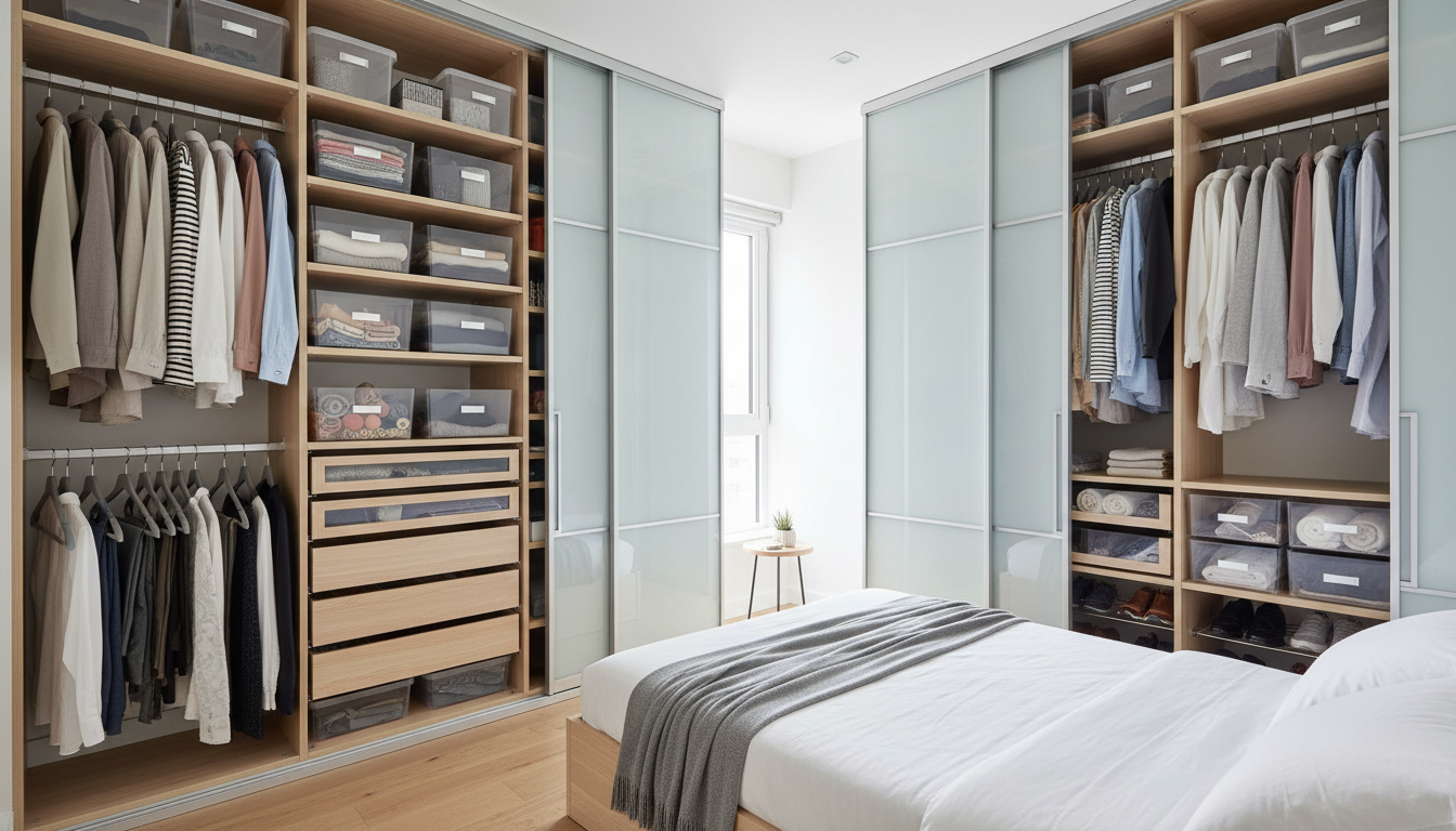 좁은 옷장 공간 2배 넓히는 수납 정리 꿀팁 TOP 5 관련 이미지 1