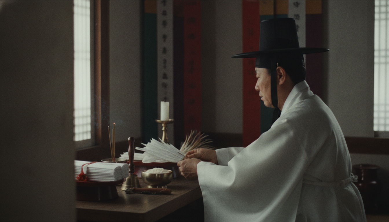 유감주술이란 다양한 문화권의 주술 도구들이 조화롭게 배치된 삽화