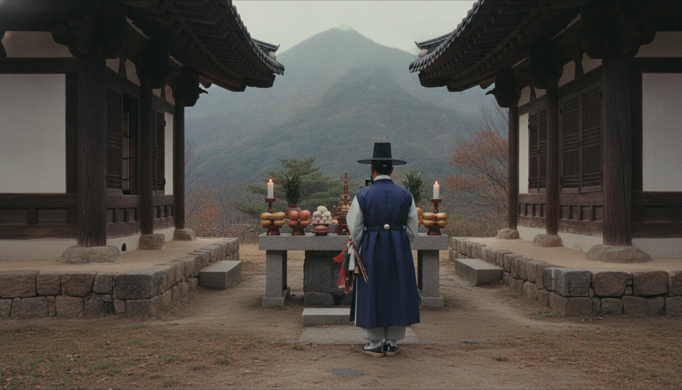 사주 궁합 태백산 당골 자락의 고즈넉한 금은신당 전경