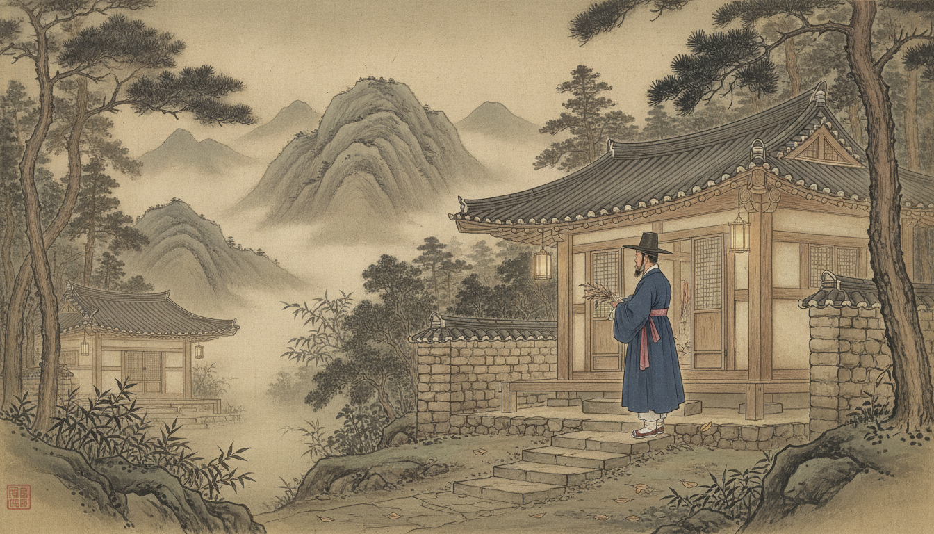 사주 궁합 태백산 당골 자락의 고즈넉한 금은신당 전경
