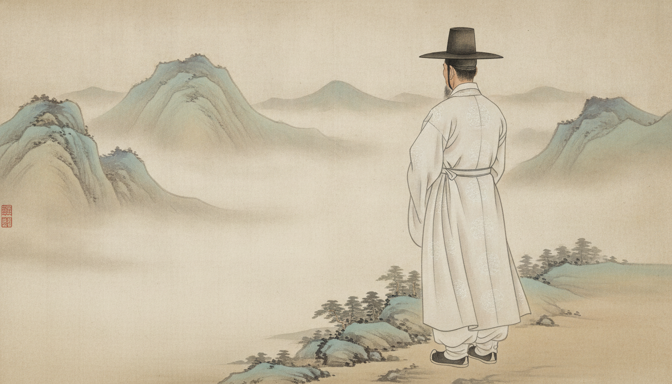 여우부적 여떼부적 태백산 당골 자락에 위치한 금은신당의 고요한 새벽 풍경