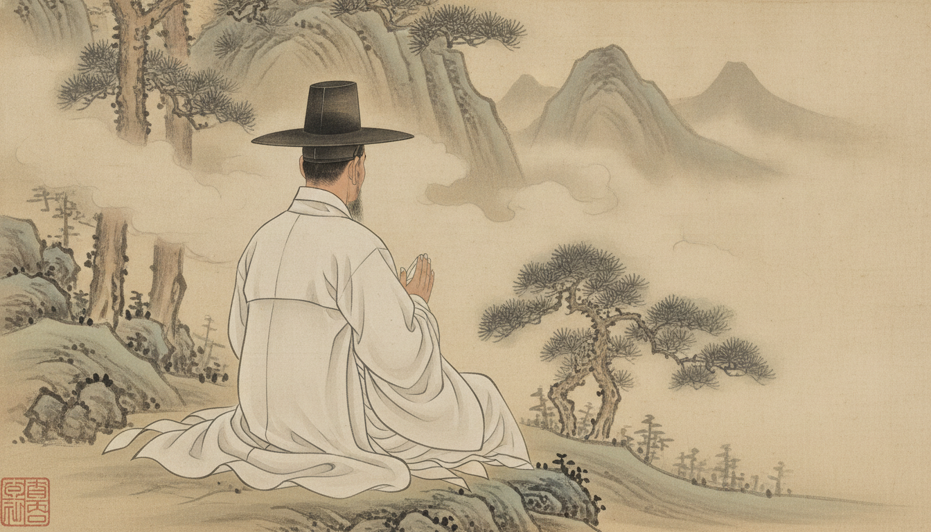 재회비방 효과 기간 태백산 당골 자락의 고요한 새벽 신당 풍경