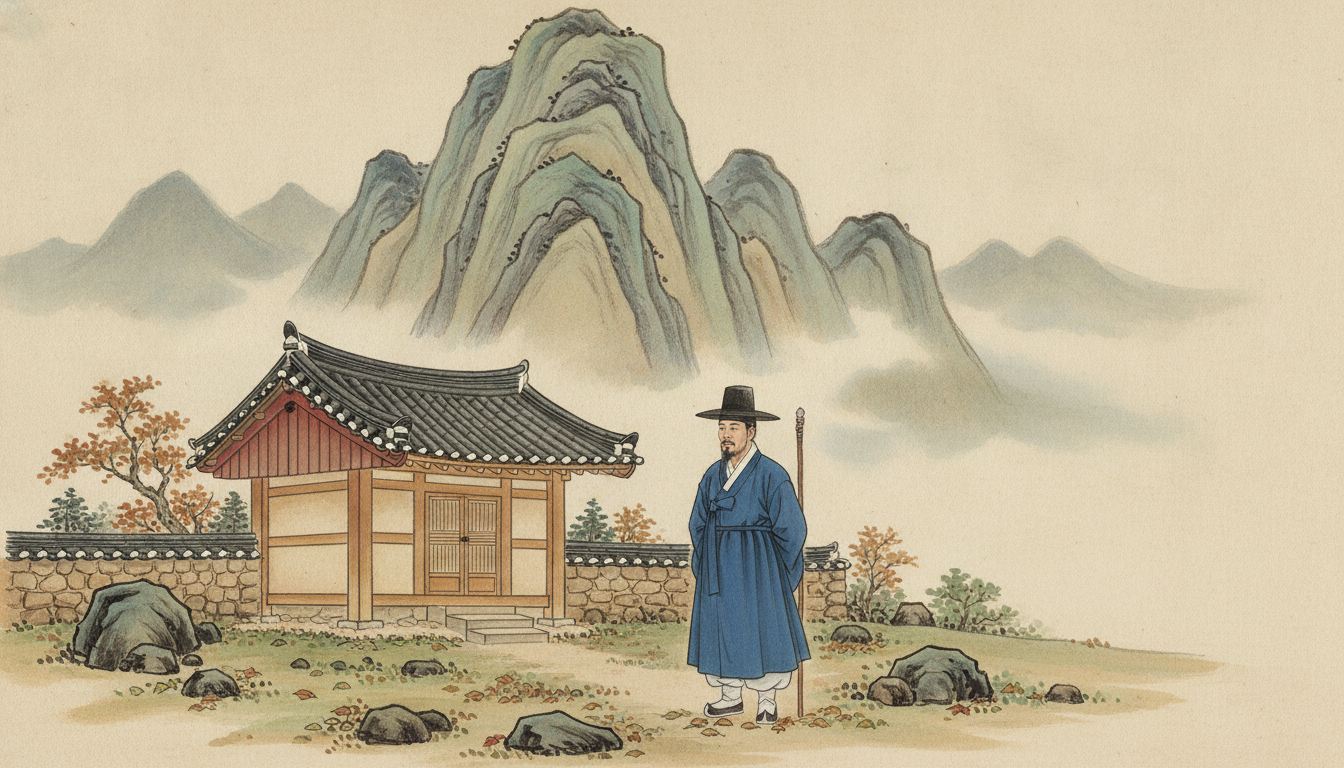 도화살 연애운 태백산 당골 자락의 고요한 금은신당 전경
