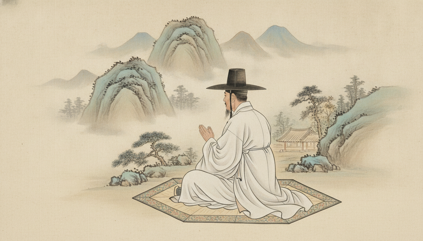 속궁합 겉궁합 차이 금은신당의 따뜻한 촛불이 켜진 기도단