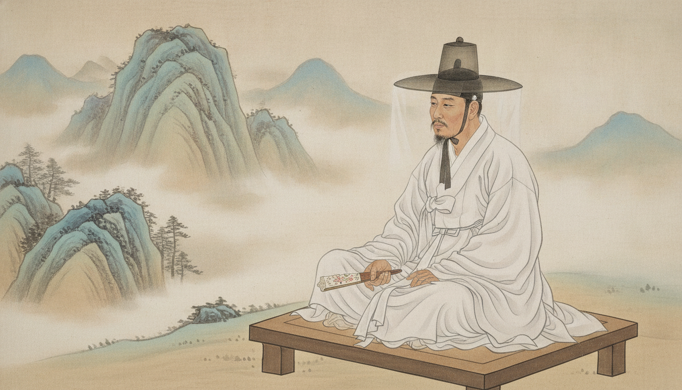 용한 점집 고르는법 전화 상담 중인 금은도령의 모습과 신령님께 올린 축원문