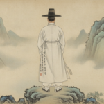 점집 질문 리스트 태백산 신당에서 촛불을 켜고 기도하는 금은도령의 뒷모습