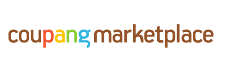 쿠팡 마켓플레이스 로고. 쿠팡 입점 안내 페이지 상단에 쓰이는 coupang marketplace 워드마크